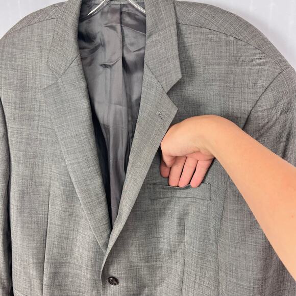 Lauren Ralph Lauren Wool Blend Blazer Suit‎ Jacket Size 42R Academia Corporate - Picture 2 of 14